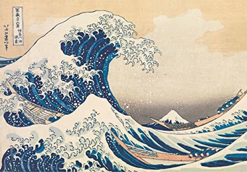 Clementoni | Hokusai Puzzle The Great Wave Adult | 1000 Pieces | Board Game| Japanese Ukiyo-e Print | 70 x 50 cm | Art to Assemble | FSC Recycled Paper - Image 2