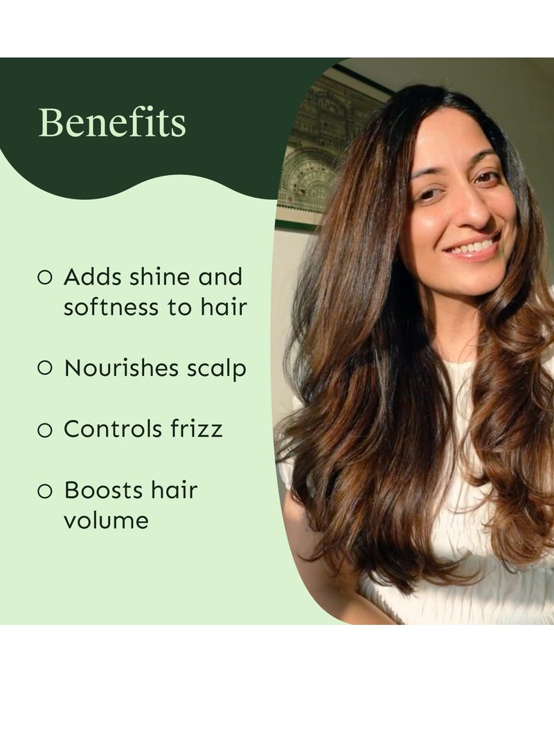 أراتا شامبو أراتا الطبيعي المرطب للشعر (300 مل) بالجنكة والزنجبيل والكشمش الهندي يرطب ويصلح الشعر التالف شامبو خالٍ من البارابين والكبريتات للنساء والرجال - Image 2