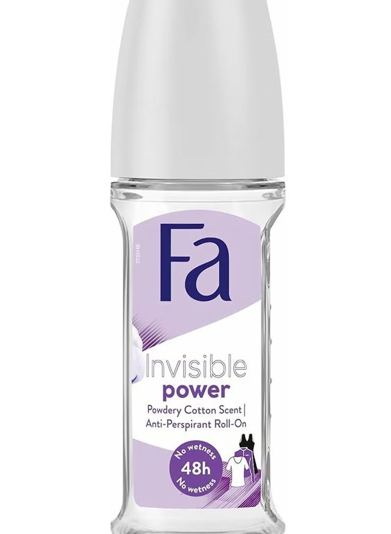 Fa Roll-On Deodorant  Invisible Power For Women 50ml