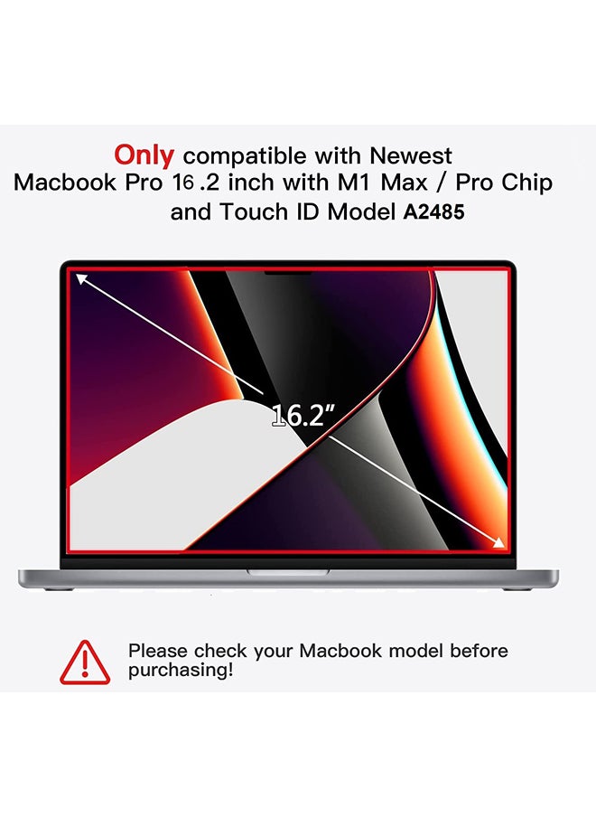 O Ozone Clear Screen Protector for MacBook Pro 16.2 inch 2021  A2485  Laptop Screen Protector Guard  Pack of 2  - Image 2