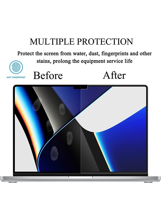 O Ozone Clear Screen Protector for MacBook Pro 16.2 inch 2021  A2485  Laptop Screen Protector Guard  Pack of 2  - Image 3