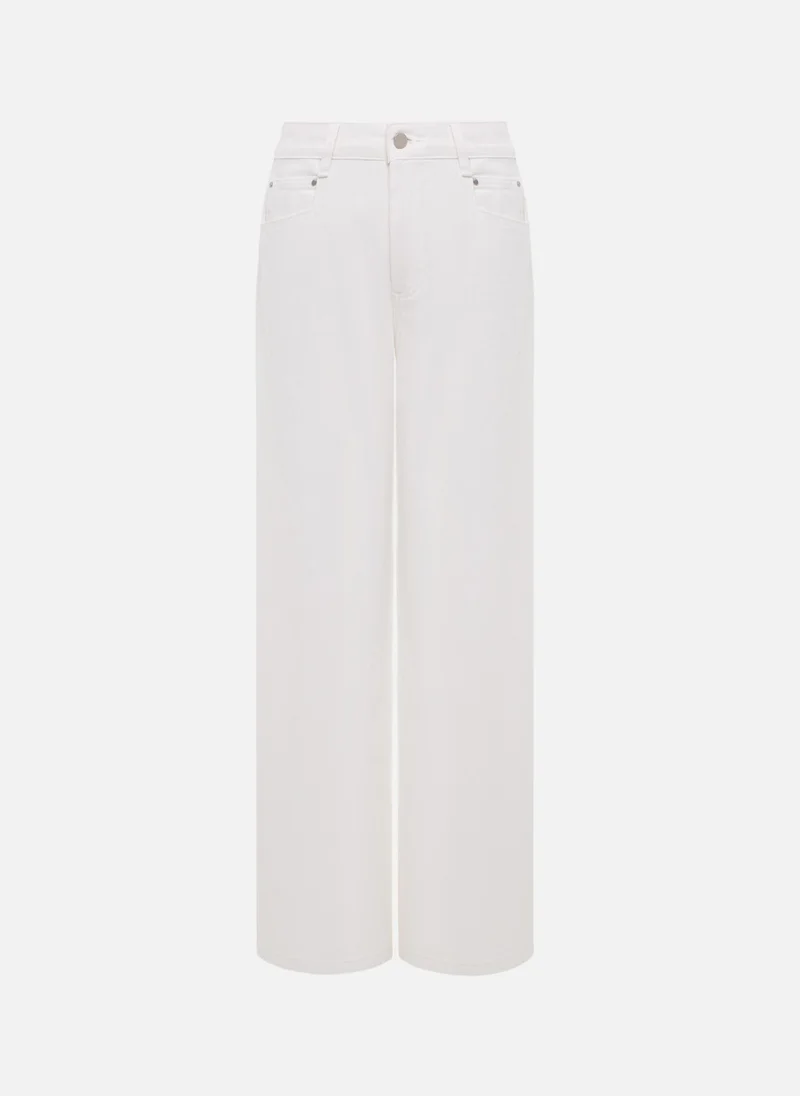 Lichi Mid-rise straight jeans