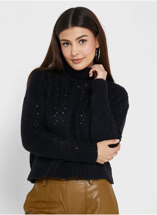 Ribbed High Neck Sweater - pzsku/Z2ADB312DB800FBA2B056Z/45/_/1698975604/7b33f33b-4b90-4990-a4f5-8ac6bf542699