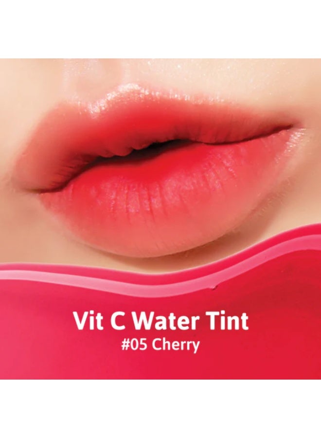 Cathy Doll Vit C Water Tint Long Lasting Lip Tint – Vitamin C & B5 | Moisturizing Lip Stain | Cherry, Lychee, Peach, Tangerine, Strawberry Shades #5 - Image 3