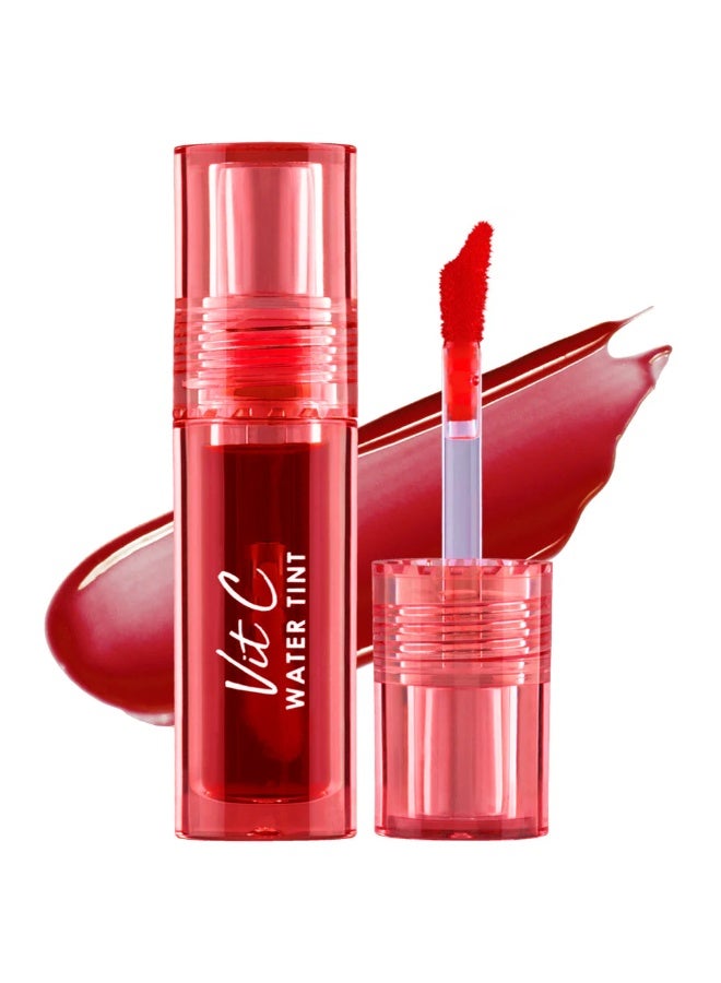 Cathy Doll Vit C Water Tint Long Lasting Lip Tint – Vitamin C & B5 | Moisturizing Lip Stain | Cherry, Lychee, Peach, Tangerine, Strawberry Shades #5 - Image 2