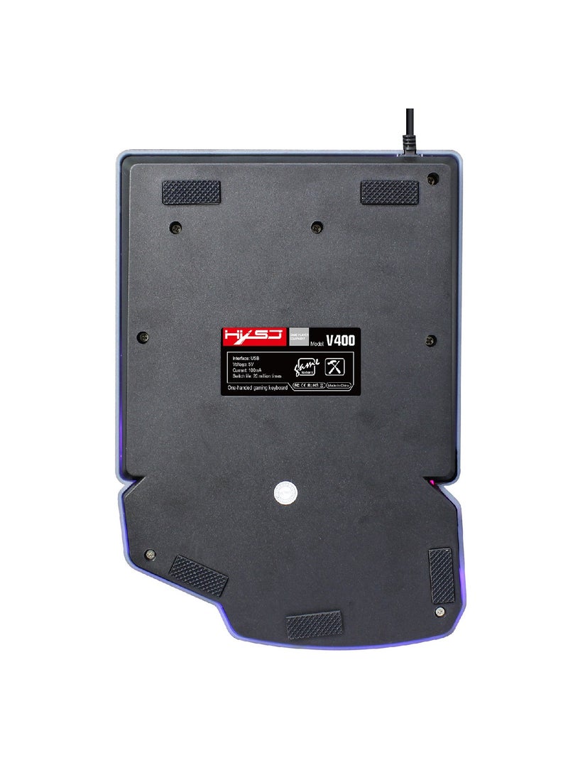 إتش إكس إس جيه لوحة مفاتيح الألعاب V400 ذات 35 مفتاحًا لأجهزة PUBG / LOL / CS Gamer سلكية - Image 5