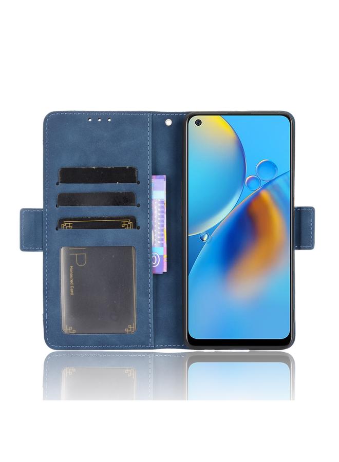 S-TOP Case For OPPO A74 4G / F19 4G Skin Feel Calf Pattern Horizontal Flip Leather Case with Holder & Card Slots & Photo Frame - Image 4