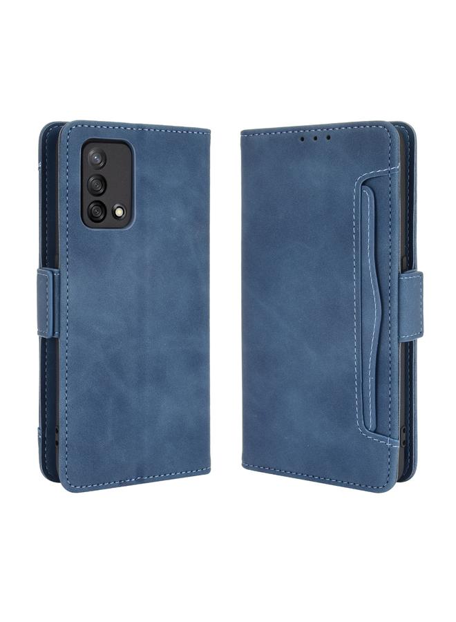 S-TOP Case For OPPO A74 4G / F19 4G Skin Feel Calf Pattern Horizontal Flip Leather Case with Holder & Card Slots & Photo Frame - Image 2