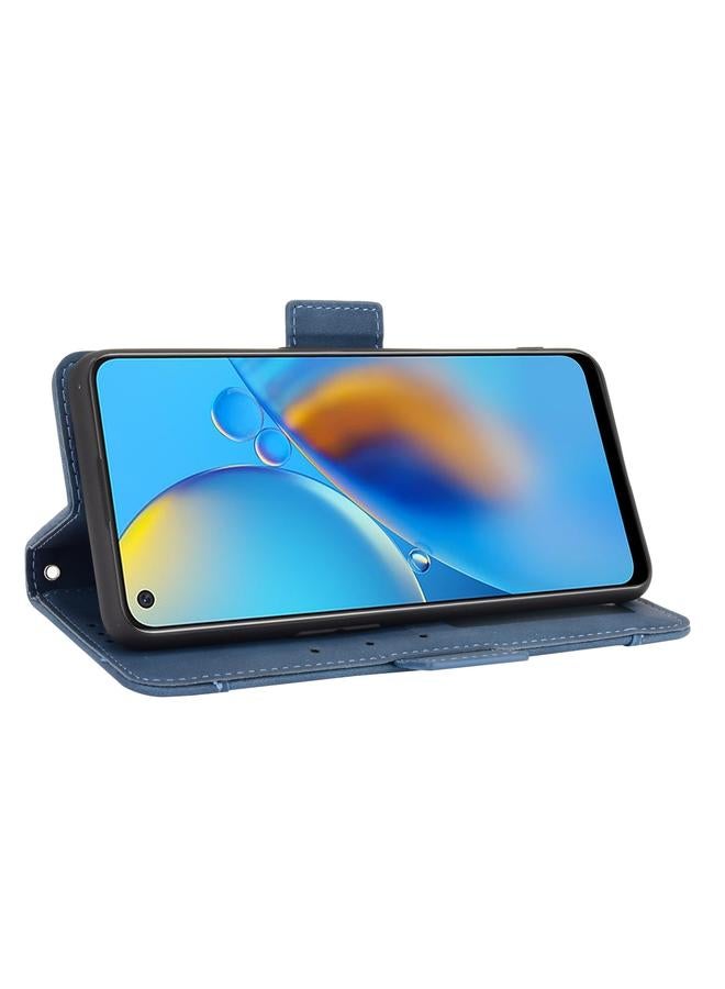 S-TOP Case For OPPO A74 4G / F19 4G Skin Feel Calf Pattern Horizontal Flip Leather Case with Holder & Card Slots & Photo Frame - Image 5