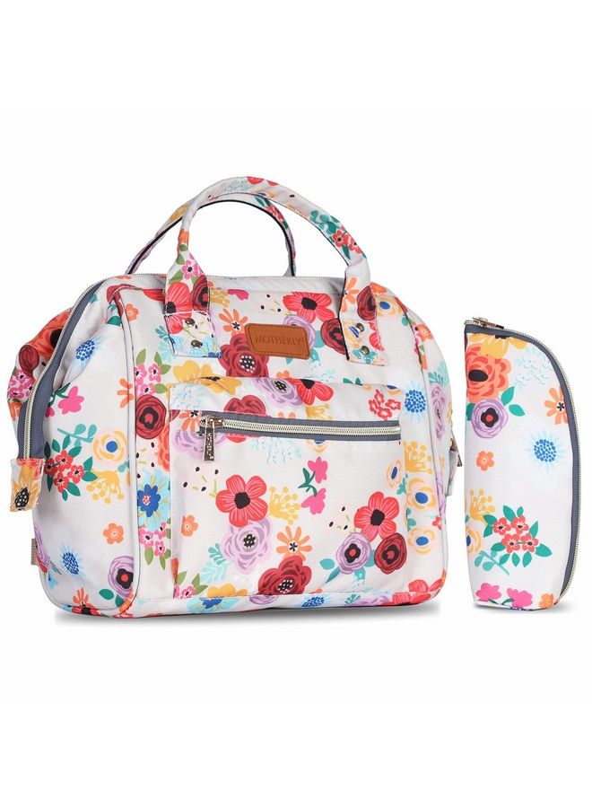 Motherly Diaper Bags For Moms Travel Backpacks For Stylish Mothers (Garden Glam Easygo) - Image 2