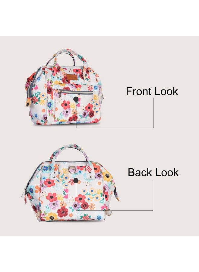 Motherly Diaper Bags For Moms Travel Backpacks For Stylish Mothers (Garden Glam Easygo) - Image 3