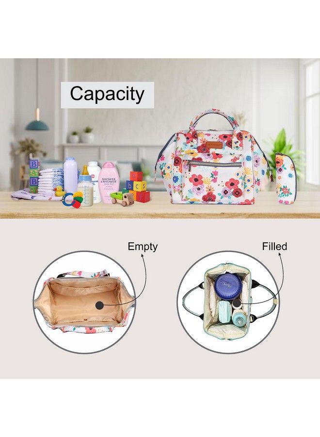 Motherly Diaper Bags For Moms Travel Backpacks For Stylish Mothers (Garden Glam Easygo) - Image 4