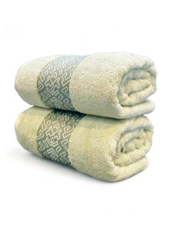 Luxury Soft and Absorbent Bath Towel Set 500 GSM, Perfect for Bathroom, Beach Or Pool (70x140 cm) Pack 0f 2 - Tea Green - pzsku/Z2ADB710A1B62E7B58C80Z/45/_/1716543139/000a8c13-c66a-468d-8df2-f2994feae781