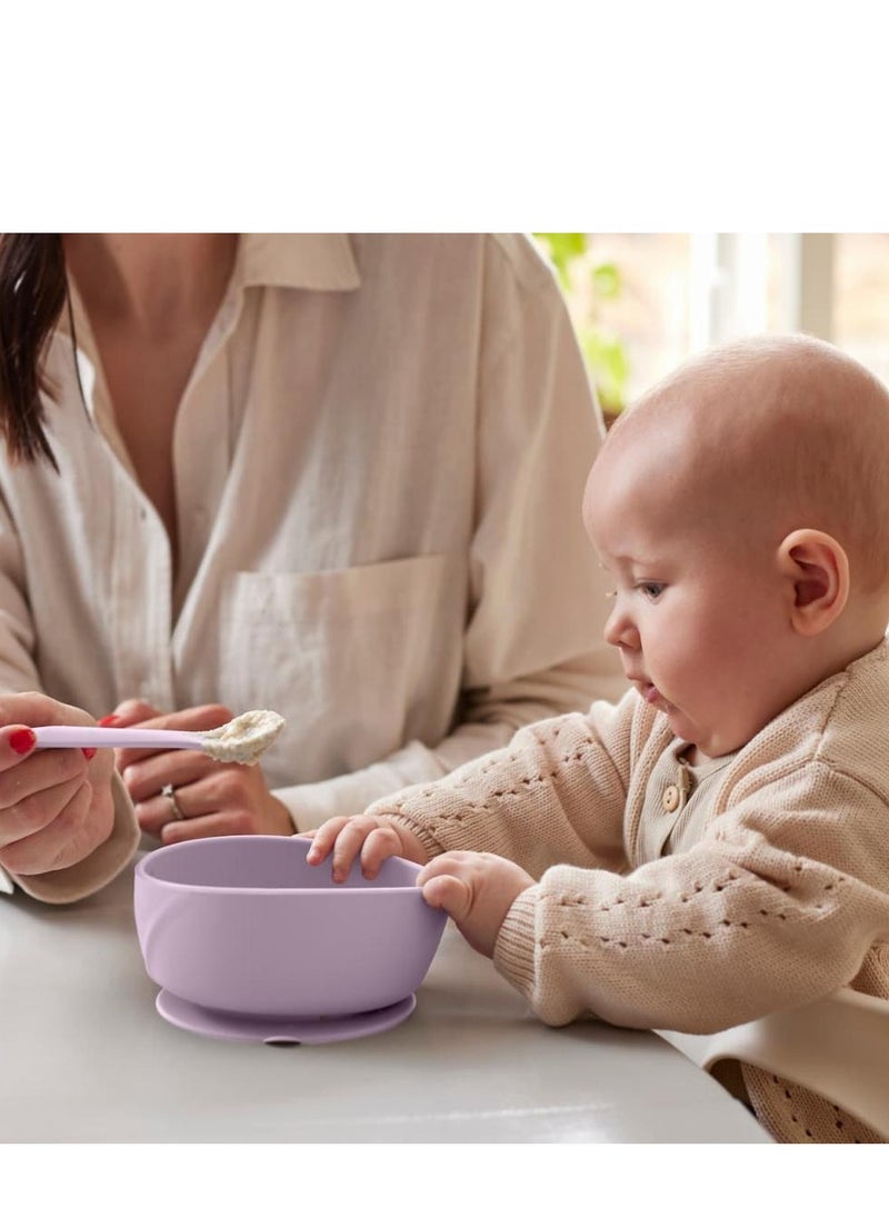Everyday Baby Everyday Baby Silicone Suction Bowl Light Lavender 
