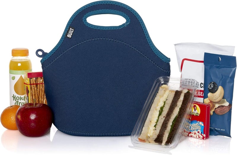 Built Gourmet Getaway Neoprene Lunch Bag - Insulated, Reusable, & Machine-Washable Lunch Tote for Hot and Cold Food Storage, Lightweight & Reusable - One Size (Celestial Blue) - Image 5