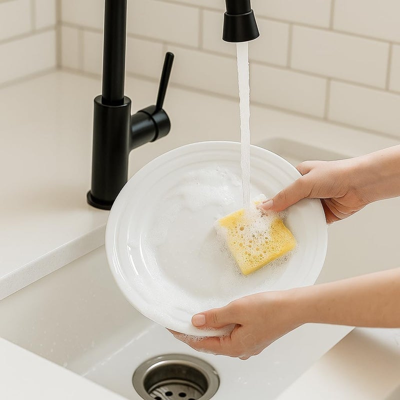 BS B&S Linea Embossed Porcelain Side Plates Set of 4 – 7.5" Small Plates for Salad, Dessert & Snacks - Image 2