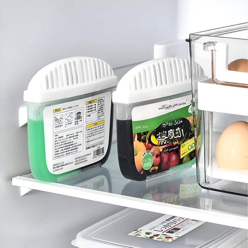 Refrigerator Deodorizer - Long-lasting Odor Removal Solution Designed for Fridge and Freezer, Eliminates Unpleasant Smells, Keeps Food Fresh and Freshens Air (1PCS) - Image 3