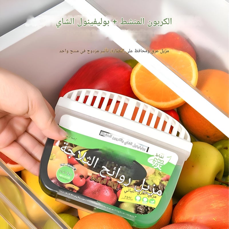 Refrigerator Deodorizer - Long-lasting Odor Removal Solution Designed for Fridge and Freezer, Eliminates Unpleasant Smells, Keeps Food Fresh and Freshens Air (1PCS) - Image 5