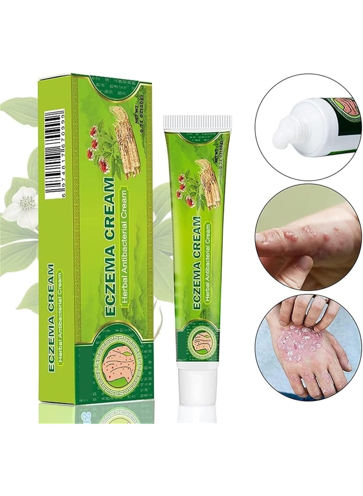 Sumifun Chinese Herbal Natural Eczema Cream Antipruritic Ointment For ...