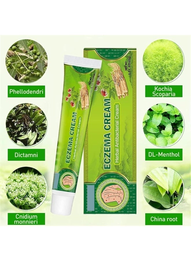 سوميفون كريم الأكزيما الطبيعي بالأعشاب الصينية، مرهم مضاد للحكة والحكة والحساسية، عبوة واحدة، 20 جرام - Image 3