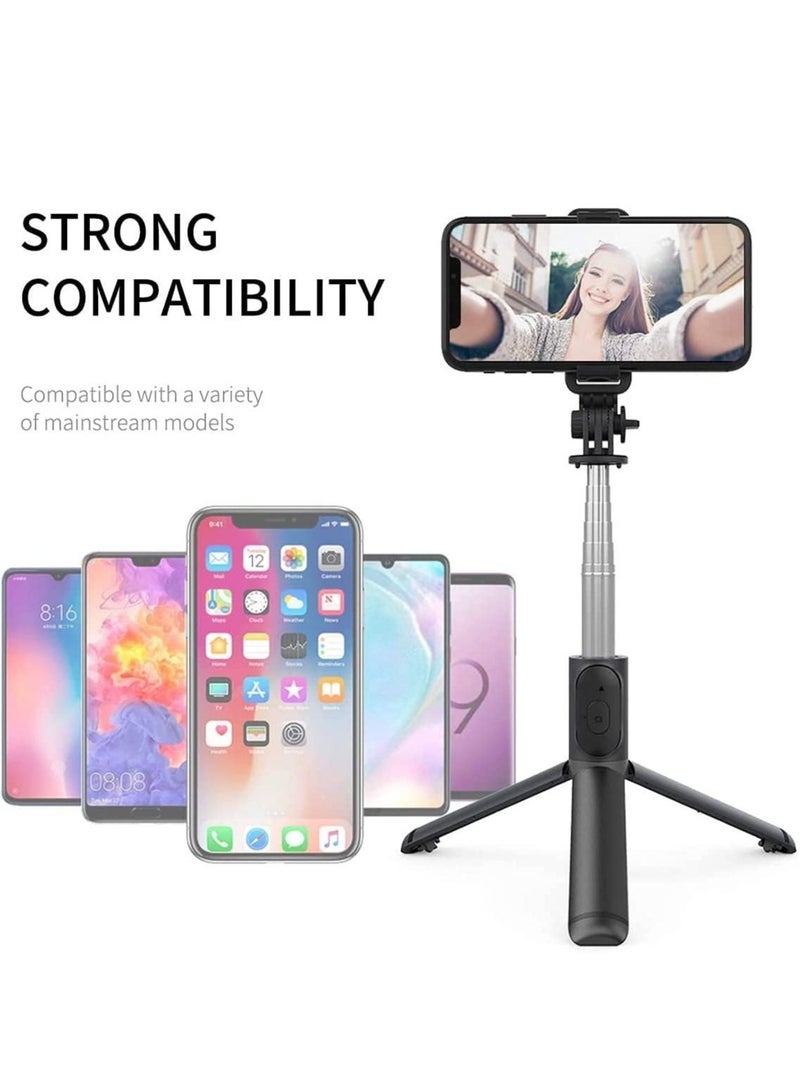 Selfie Stick, Extendable Selfie Stick with Wireless Remote and Tripod Stand, Portable, Lightweight, Compatible with iPhone 13/13 Pro/12/11/11 Pro/XS Max/XS/XR/X/8/7/Android Samsung Smartphone,More - Image 4