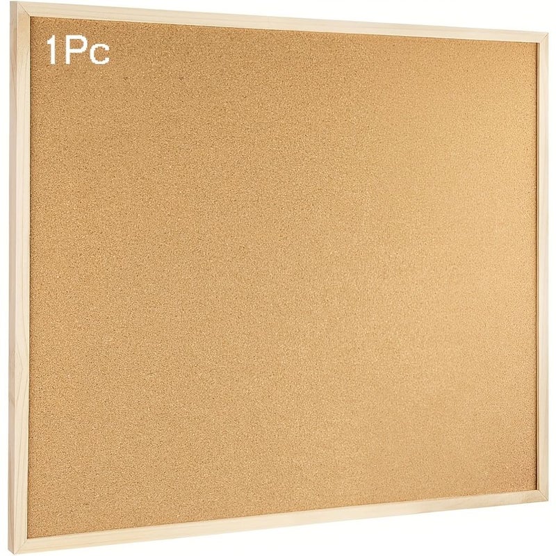 إطار خشبي للوحة التعليق (16x24 بوصة) مع دبابيس تعليق لغرفة الاجتماعات في المكتب - Image 1