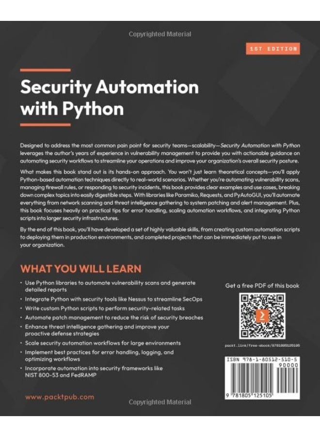 Security Automation with Python: Practical Python solutions for automating and scaling security operations - Image 2