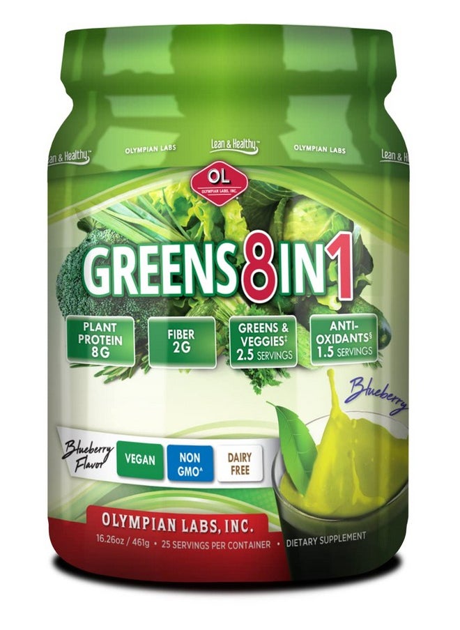 Olympian Labs Olympian Lab Greens Protein 8 In 1 388 Gram  - Image 1
