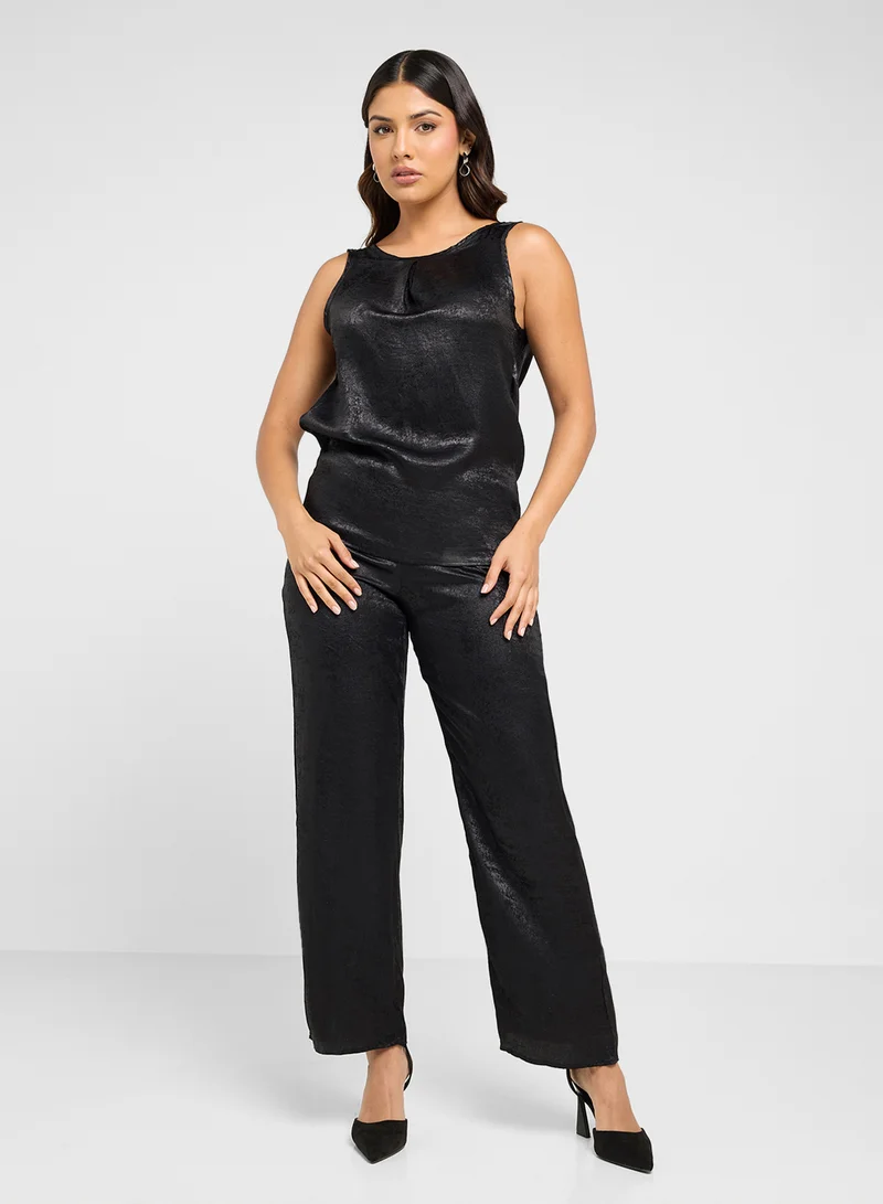 ELLA Back Cowl Top & Pant Set