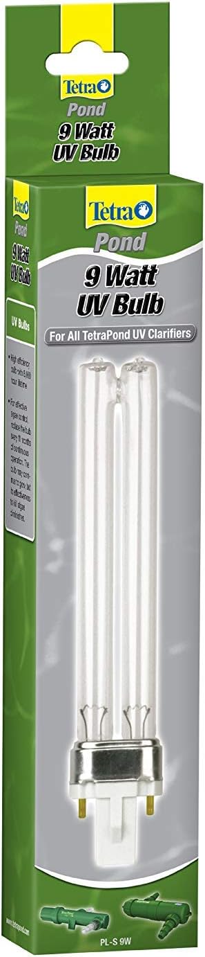 TetraPond Replacement Bulb For GreenFree UV Clarifier For Clean And Clear Ponds 9Watt 1 Count Pack of 1 - Image 1