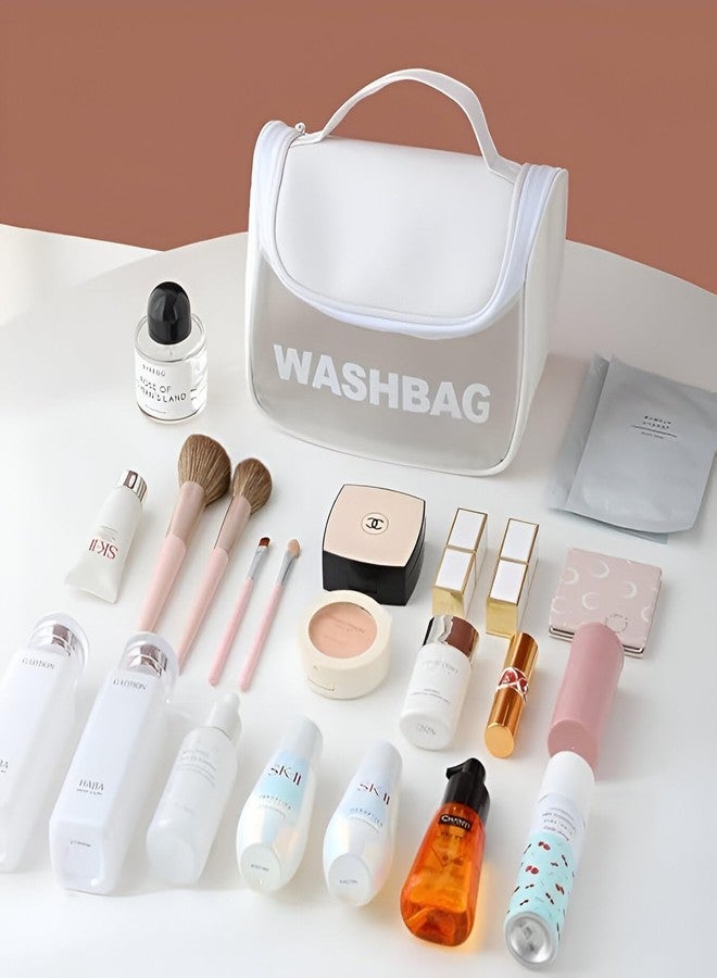 BELENZO Cosmetic Organizer Bag Makeup Pouch for Women Travel Toiletry Bag for Cosmetics Brushes Accessories Waterproof Zippered Cosmetic Bag Portable Carry Pouch (Multi Color) - Image 3