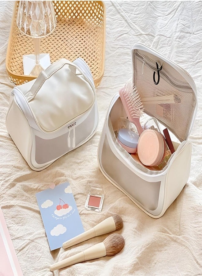 BELENZO Cosmetic Organizer Bag Makeup Pouch for Women Travel Toiletry Bag for Cosmetics Brushes Accessories Waterproof Zippered Cosmetic Bag Portable Carry Pouch (Multi Color) - Image 2
