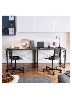 ACPLAY Computer Desk Home Office Writing Study Desk Modern Simple Style Laptop Table With Storage Bag 100X50X74 Cm  - Image 4