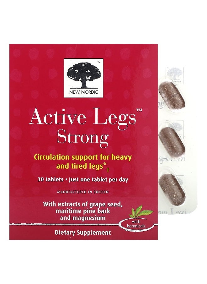 New Nordic - New Nordic, Active Legs Strong, 30 Tablets - Image 1