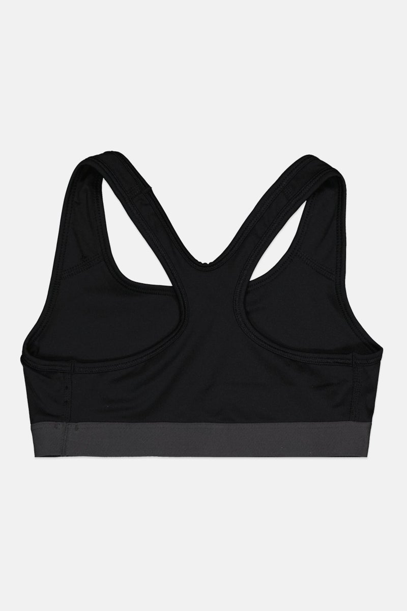 Nike سوتيان رياضي غير مبطن للفتيات، أسود - Image 2