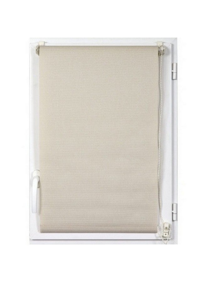 LUANCE Elegant Design Textured Roller Blinds Beige 90 x 180 cm 35269018060 - Image 1