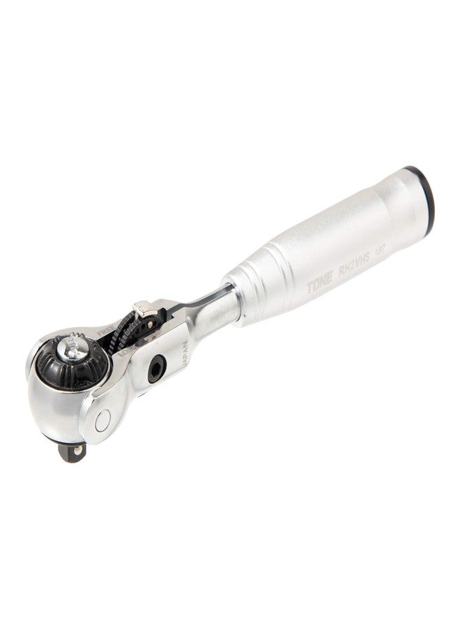 TONE Short Swivel Ratchet Handle (Socket Hold Type) RH2VHS 1/4" Inch Drive - Image 1