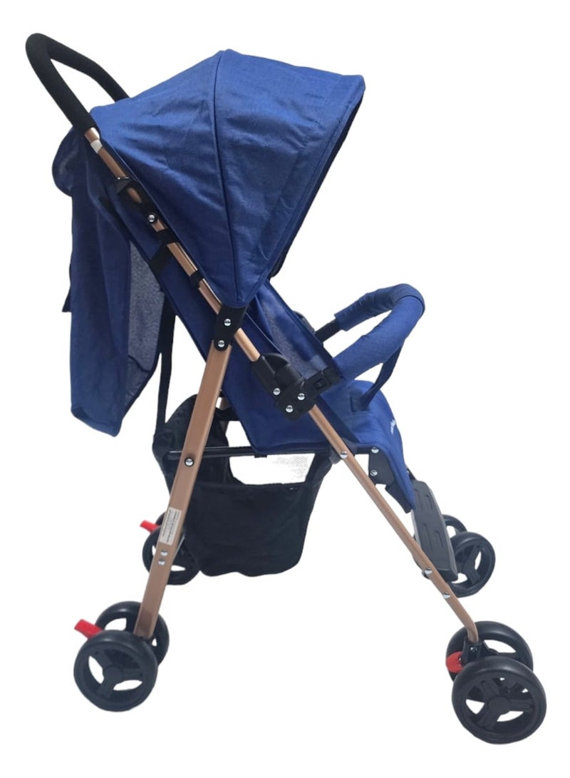 BABYCARA Lightweight Stroller with Adjustable Seat and Convenient Storage Basket - Image 5
