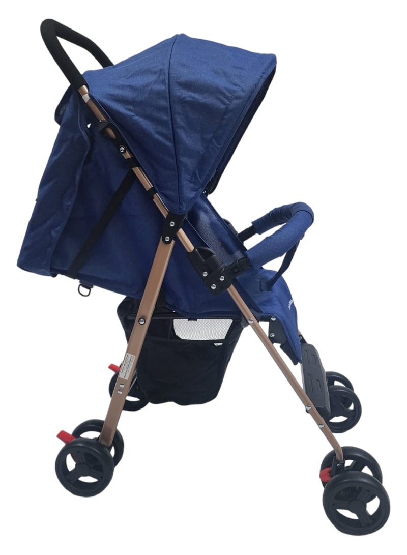 BABYCARA Lightweight Stroller with Adjustable Seat and Convenient Storage Basket - Image 4
