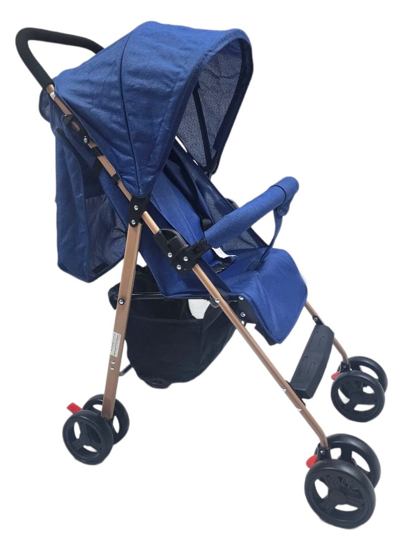 BABYCARA Lightweight Stroller with Adjustable Seat and Convenient Storage Basket - Image 3
