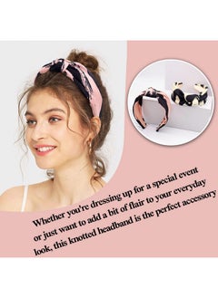 Headbands For Women Splash-Ink Knotted Headband Fashion Top Knot Hairbands Womens Wide Head Band Girls Hairbands Turban Hair Accessories 2Pcs - pzsku/Z2ADCC1E73EA9B4E614F0Z/45/_/1735567136/0789292d-fc5f-4bf9-8805-342418fc14b3