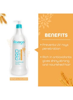 RAAGA PROFESSIONAL Probotanix Repair And Nourish Conditioner For Smooth And Strong Hair, Repairs And Nourishes Dry Damaged Hair, For Men And Women, 1000Ml  - Image 4