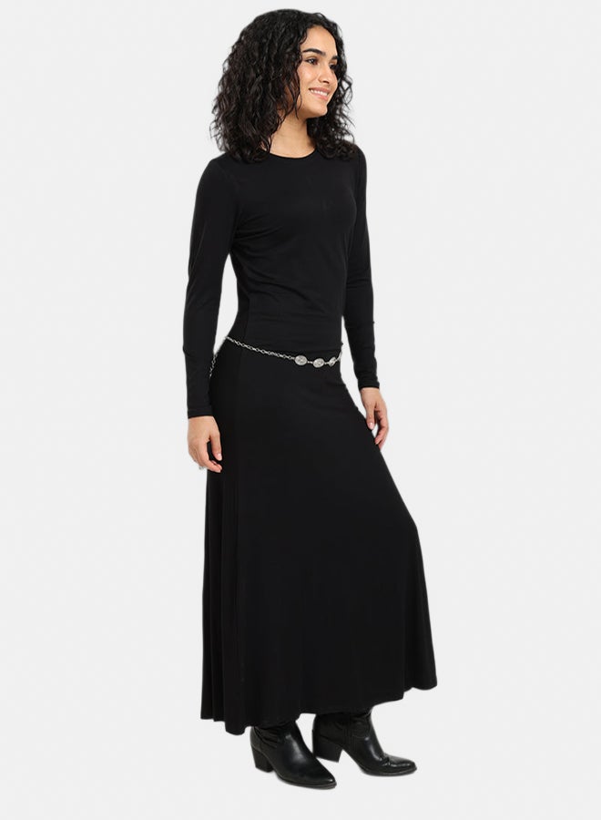 Carina Long Trico Dress - Image 2