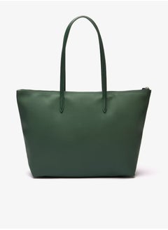 LACOSTE Women's L12.12 Concept Fashion Versatile Large Capacity Zipper Handbag Tote Bag Shoulder Bag Large Green  - Image 3