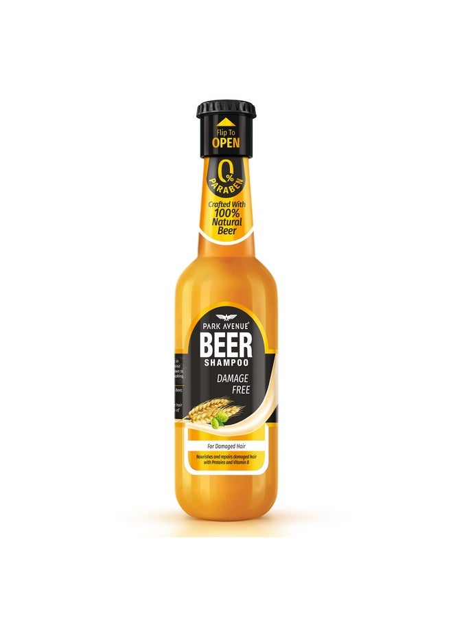 Park Avenue Beer Shampoo For Damaged Hair (180Ml) | Paraben Free | For Damage Fee Hair| Crafted With Natural Beer  - Image 1