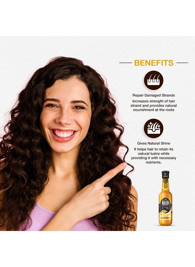 Park Avenue Beer Shampoo For Damaged Hair (180Ml) | Paraben Free | For Damage Fee Hair| Crafted With Natural Beer  - Image 5