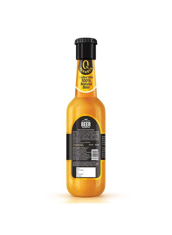 Park Avenue Beer Shampoo For Damaged Hair (180Ml) | Paraben Free | For Damage Fee Hair| Crafted With Natural Beer  - Image 2
