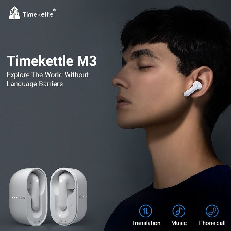 Timekettle M3 Offline Version Language Translator Earbuds Wireless Headphones, Black - Image 4