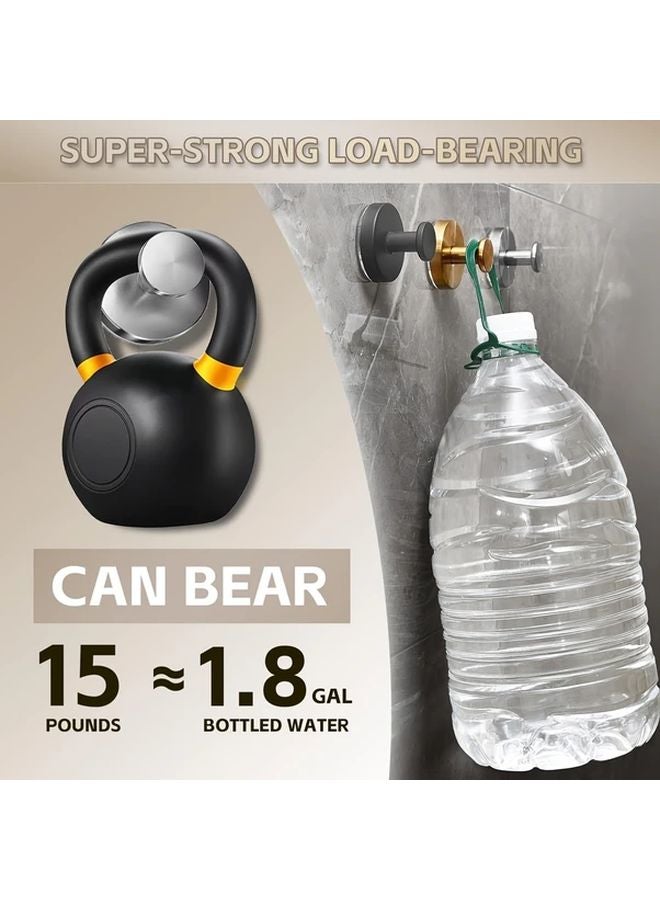 Matte Silvery Suction Cup Hooks Heavy Duty 14 99LB For Bathroom Kitchen Wall Mount - Image 2