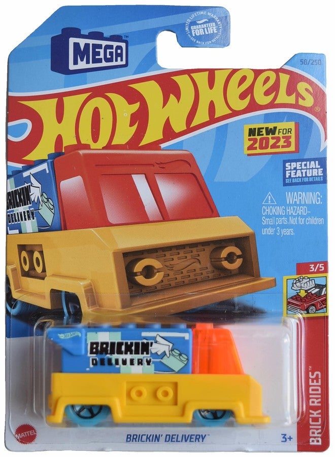 Hot Wheels Brickin' Delivery, Brick Rides 3/5 [Yellow/Blue] 58/250